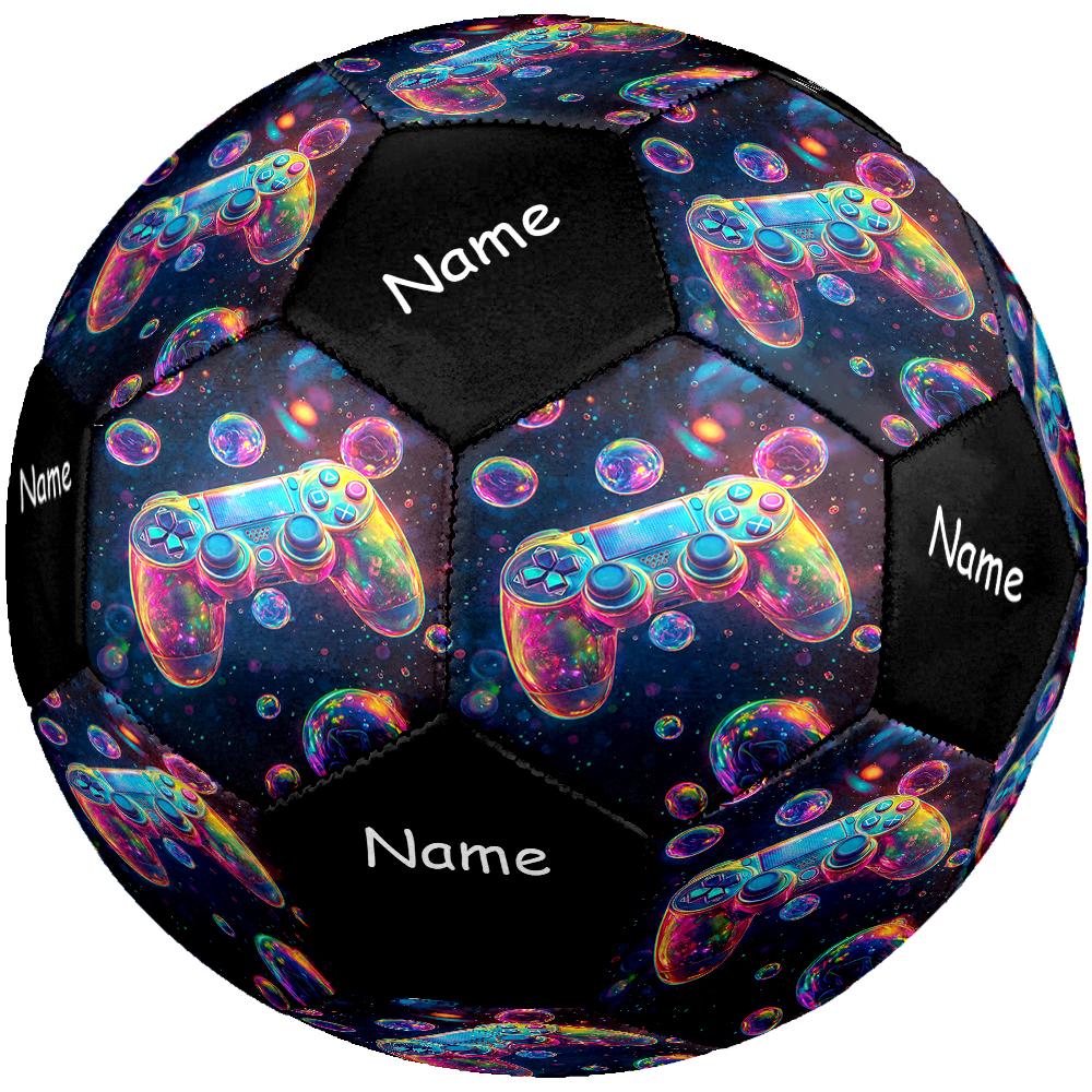 Custom Name Game Controller Theme Size 5 Soccer Ball, Suitable for Both Indoor and Outdoor Matches, a Gift Suitable for Everyone.