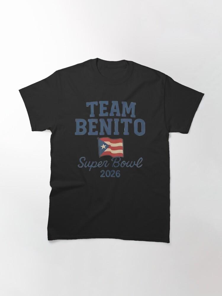 Super Bowl Team Benito Bad Bunny Halftime Show Benito Bowl TShirt 2026 Summer Men Women Luxury Fashion Cotton Oversized Tshirt