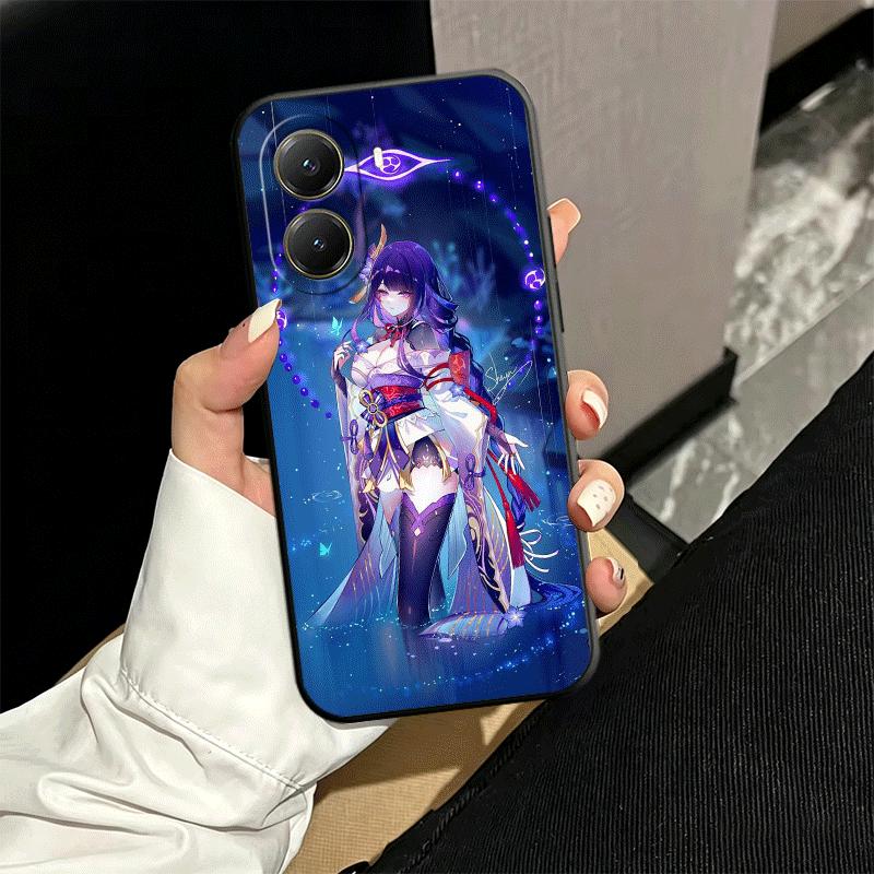 Genshin Impact Raiden Shogun Soft Phone Case for Xiaomi Poco X5 X6 X7 X8 Pro Max X3 F7 F8 Ultra M8 M7 M6 M5 Redmi 15 15C 14C 13C