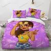Cute African Girl Bedding Set Single Twin Full Queen King Size Bed Set Aldult Kid Bedroom Duvetcover Sets Bed Sheet Set 369