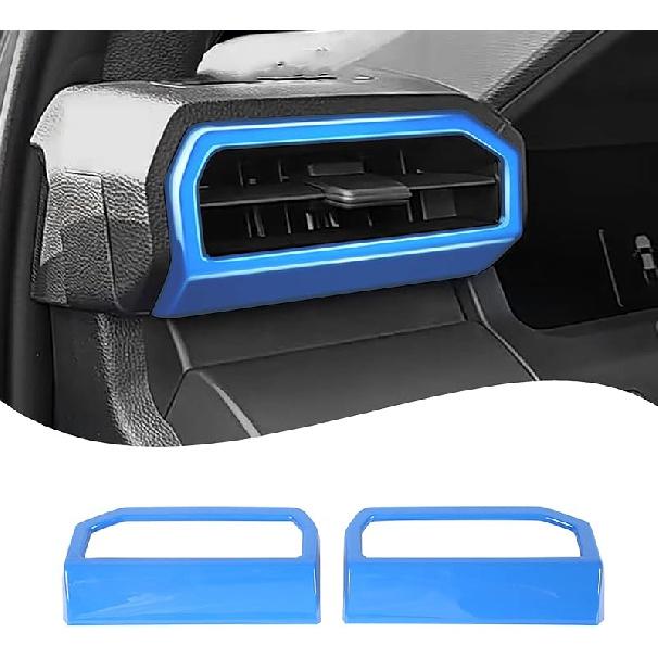 Car central control Dashboard Air Vent Outlet Cover Trim, Compatible with Toyota Tacoma 2024 2025 ABS Dashboard Side A/C Air Conditioner Air Vent синий