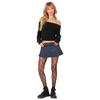 2025 Women's Solid Color One-Shoulder Long Sleeve Knitted Pullover Sweater - European & American Spring Collection