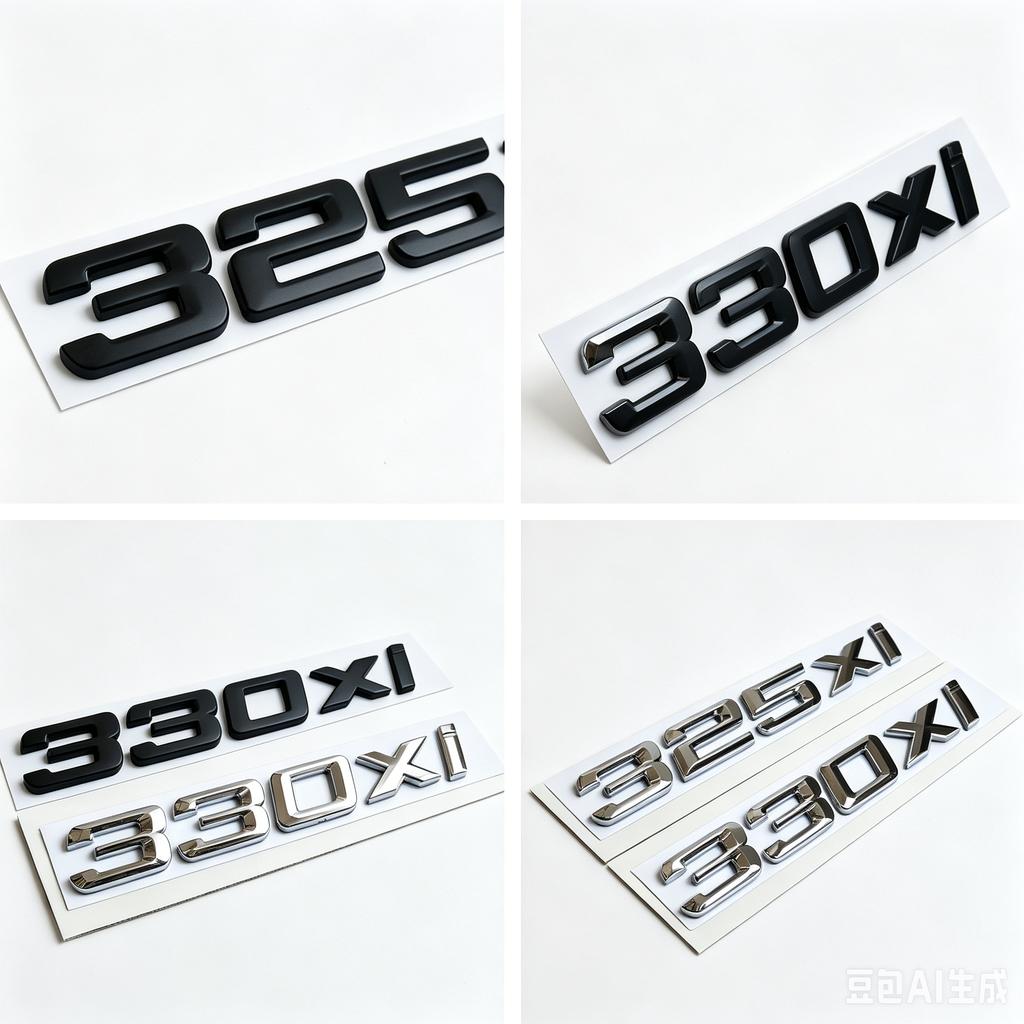 Car Rear Sticker For BMW M3 E90 E91 E92 325xi 330xi B1