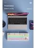 BOW 87-Key Hot-Swappable Mechanical Keyboard with Brown & Red Switches for Gaming & Office.