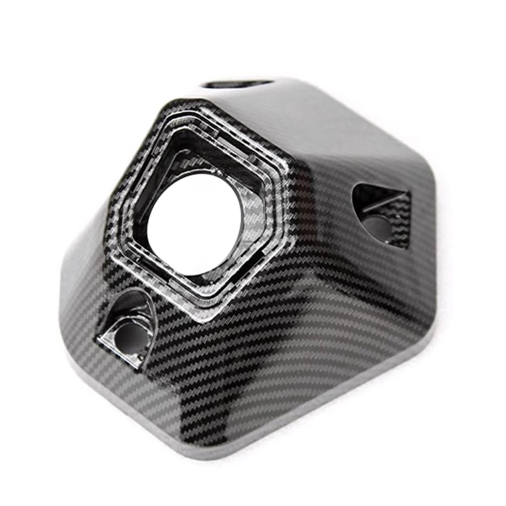Motorcycle Glossy Carbon Fiber Exhaust Tip Guard Protector Black Muffler Exhaust Pipe Tip Cover Accessories For Honda ADV150/160