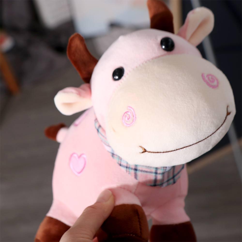 Soft Cotton For Girls Stuffed Toy Bull Plush Doll Cattle Plush Toy Animal Plush Doll Cow Plush Toy