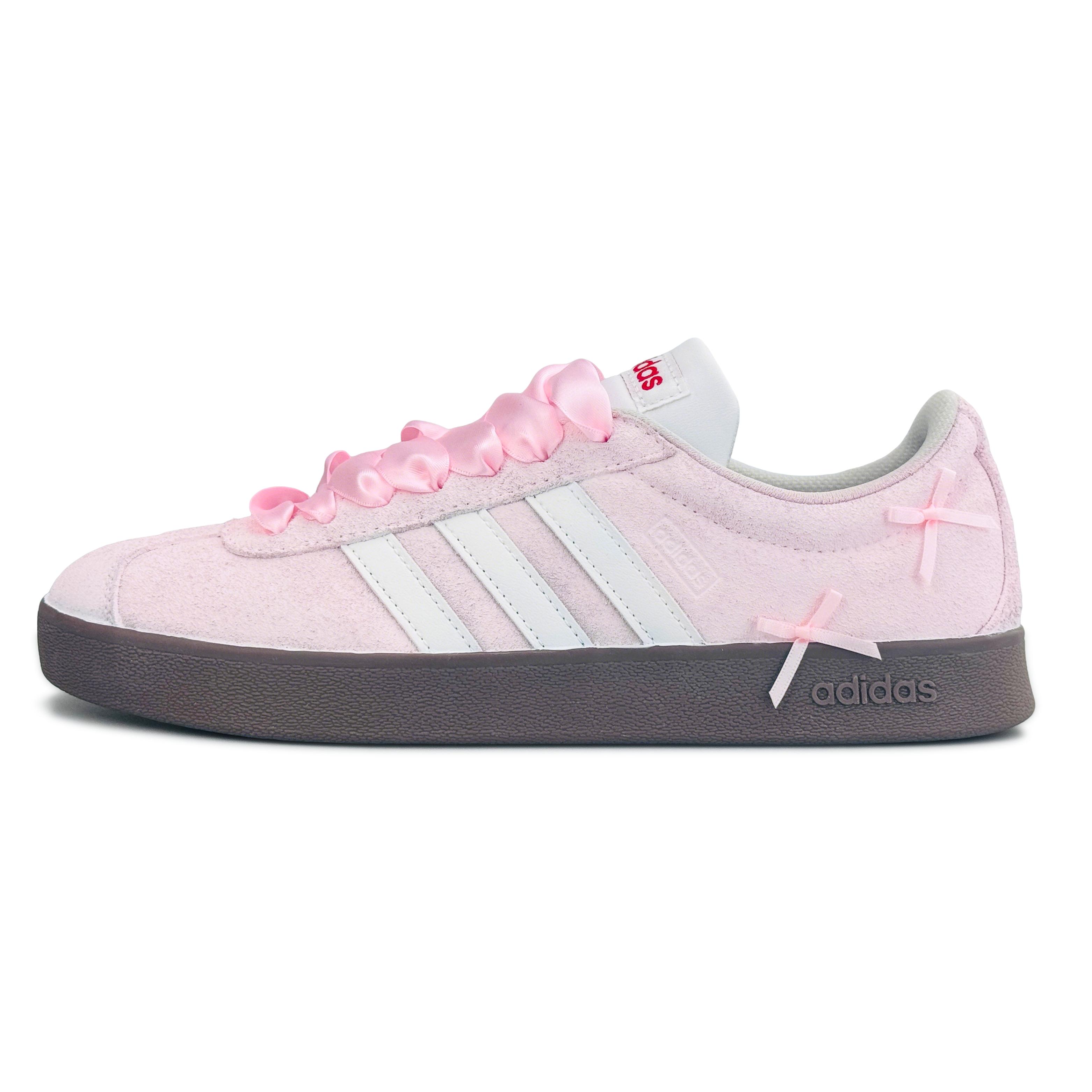 

Adidas VL COURT 2.0 Abrasion Resistant Abrasion Resistant Low top Skateboard Shoes Unisex Pink JS3003(Team1324-) 38