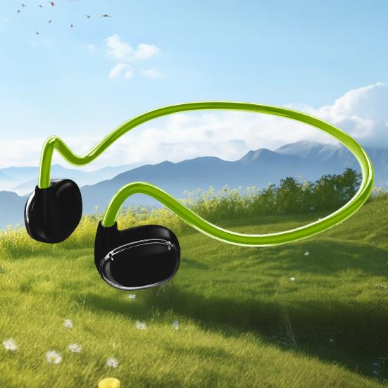 Air Conduction Earphones HiFi Stereo Sound Open Headphones Neck Mounted Bluetooth-compatible 5.3 Handsfree Wireless Earphones