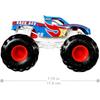 Hot Wheels Monster Trucks Race Ace 1:24 Scale Toy Vehicle for Ages 3 and Up