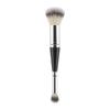 Pinceau de maquillage à double extrémité: Pinceau Doux à Poils pour Fond de Teint, Contouring, Poudre & Flamme pour une Utilisation Beauté Multifonctionnelle
