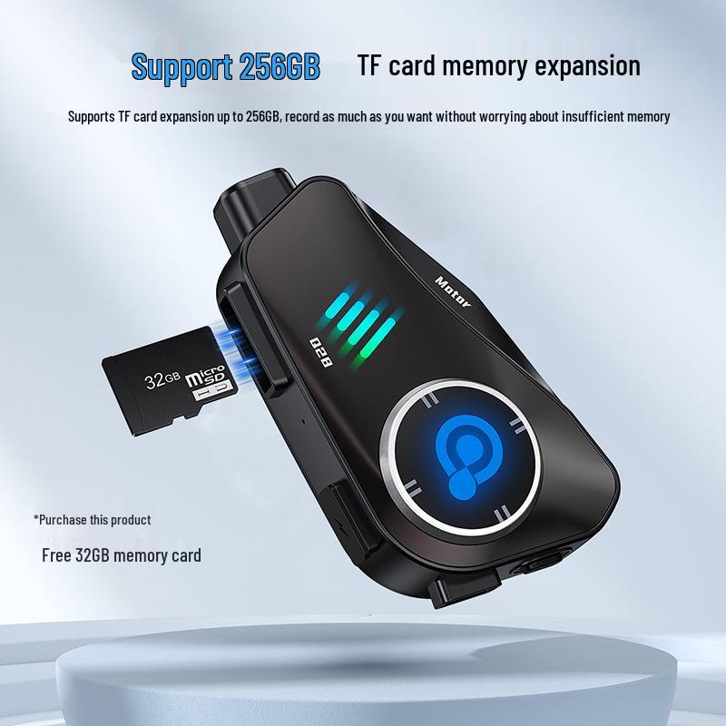 Bluetooth Helmet Earphones: Waterproof HD Open-face Motorcycle Headset with Dash Cam