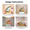 Kids LED Note Board Glow-in-the-Dark Doodle Board with Colorful Lights Reusable Writing Tablet Night Light for Home Decor
