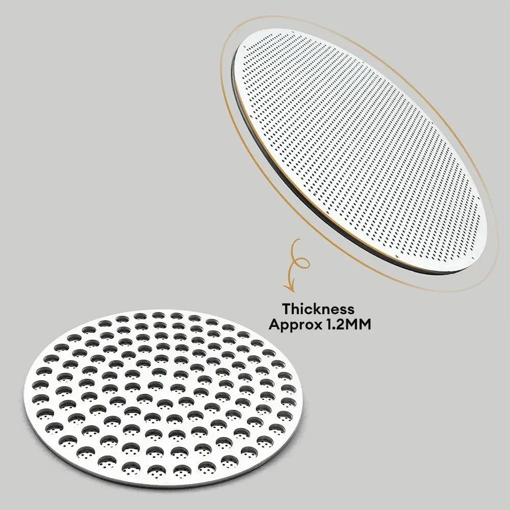 EXSX Reusable 51/53/58mm Coffee Filter Screen Espresso Accessories Making Puck Double Coffee Fine Mesh Portafilter Barista Tools