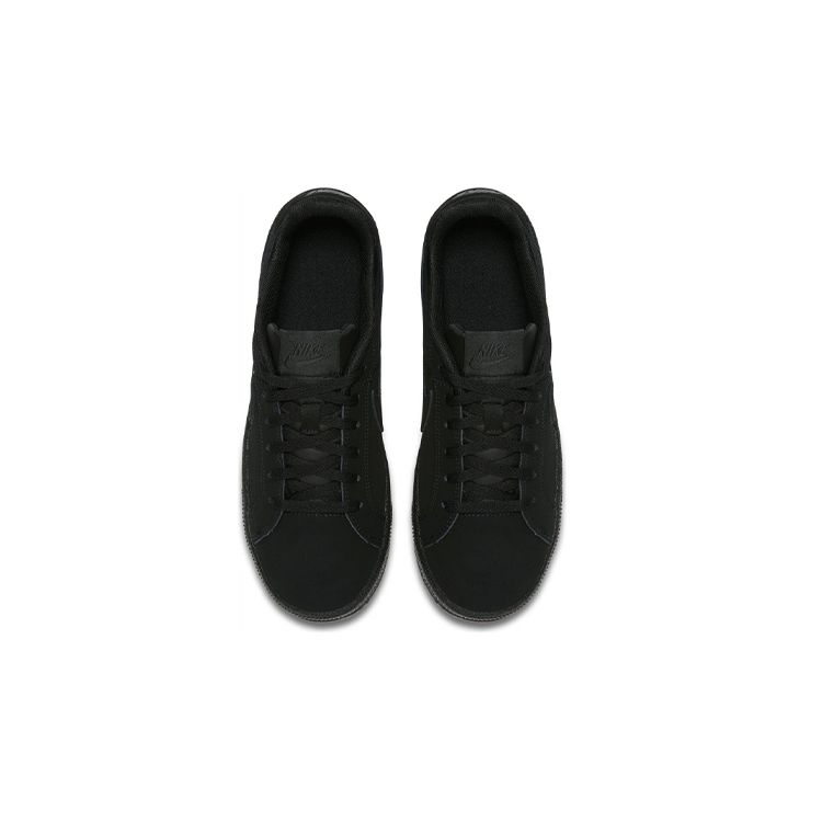 Nike Court Royale Synthetic Leather Casual Comfortable Durable Non-Slip Low-Top Kids Skate Shoes Kids Sneaker Black 833535-001