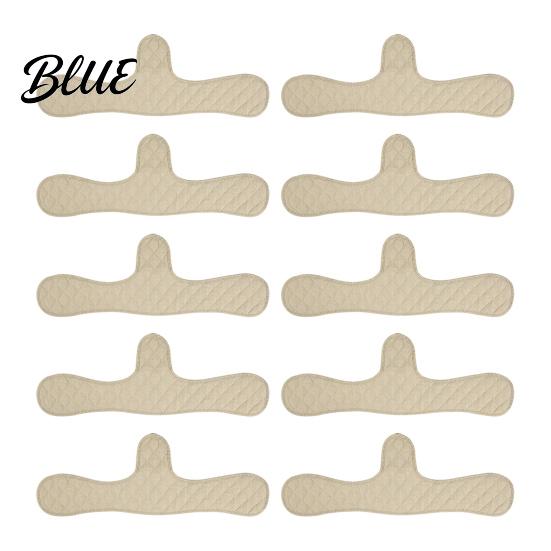 Under-Breast Sweat Pads 1/5/10Pcs Cotton Bra Liner for Absorption Washable Under-Bra Pads Reusable Moisture Absorber Boob Pad Women Sweating