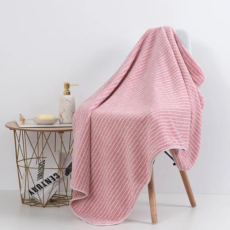 

Extra Large Bath Towels 105x200cm Super Absorbent Quick Dry Microfiber with Contemporary Gym Stylish Towel Durable Fabric 105X200cm розовый