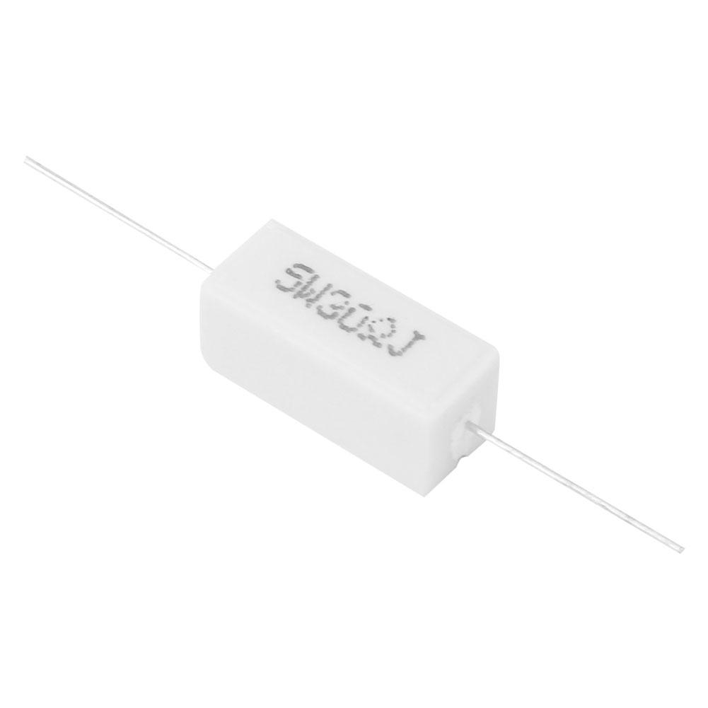 10Pcs Cement Resistor Power Resistance 5percent  Electronic Components 5W(30R)
