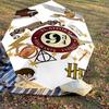 1PC Hogwarts Platform 9 3/4 Umbrella-8-Rib Reinforced, Automatic Open, Lightweight & Durable, Cute Fashion Accessory for Outdoor, D2660