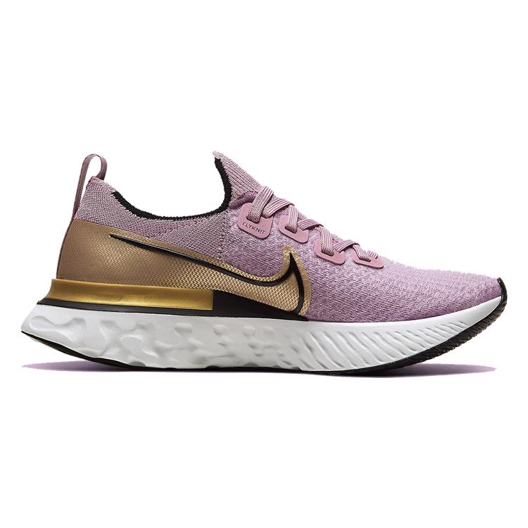 Nike React Infinity Run Flyknit Švestková Mlha Metalická Zlatá Dámská CD4372-500