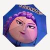 Personalized Name K-KPop Demon Hunters Print Umbrella - Automatic Open/Close, Eight-Rib Durable Frame, Automatic Folding Umbrella