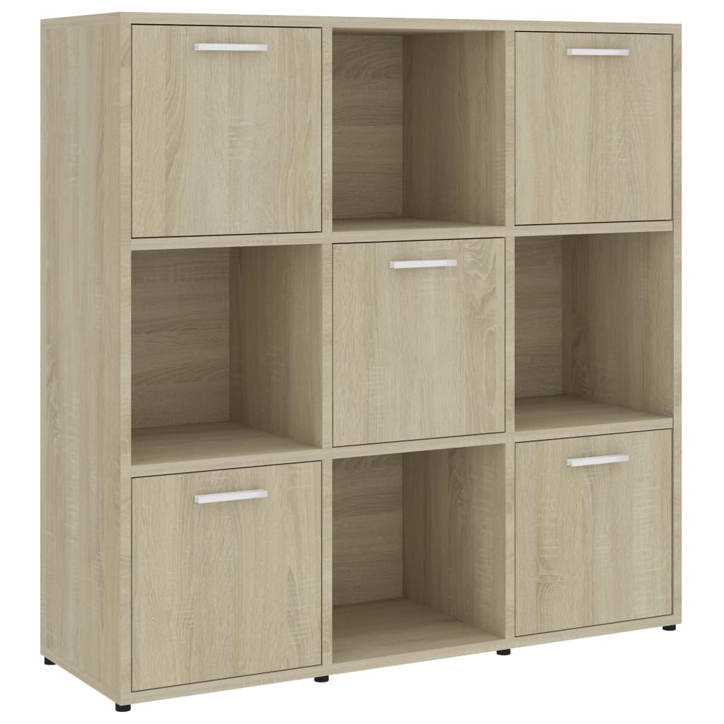 Bookshelf Sonoma Oak 90 x 30 x 90 cm Particleboard