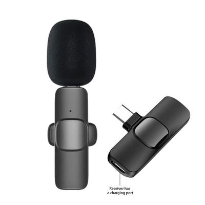 Upgraded (Plug-Play) Wireless Lapel Lavalier Microphone for iPhone iPad Recording,YouTube Facebook Live Stream,Vlog, Auto-Sync Wireless Mic