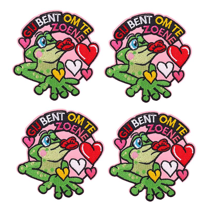 10pcs /Lots Netherland Carnival Patch Netherland Oeteldonk Emblem Full Embroidered Patches Iron On Patches For Clothing Sew Diy 