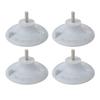 4pcs Elder Shower Chair Replacement Feet Large Suction Cups Rubber Sliplessbath Chair Replacement Feet