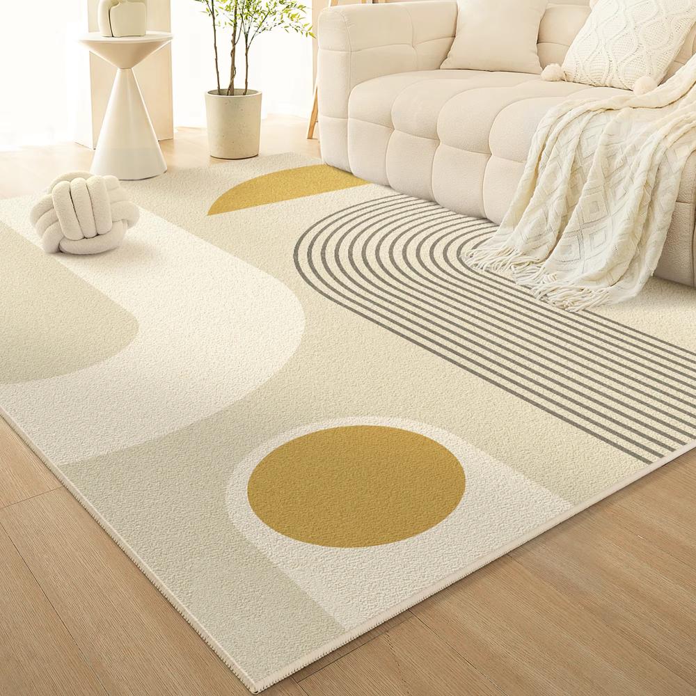 Upgraded Material Carpet Living Room Cream Home Decor Sofa Light Luxury Premium Sense of Thickening Bedroom Mats Rug