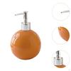 Handseifenspender mit Pumpe, Keramik-Flüssigkeitsbehälter, modern, tragbar, 550 ml, nachfüllbar, Emulsion