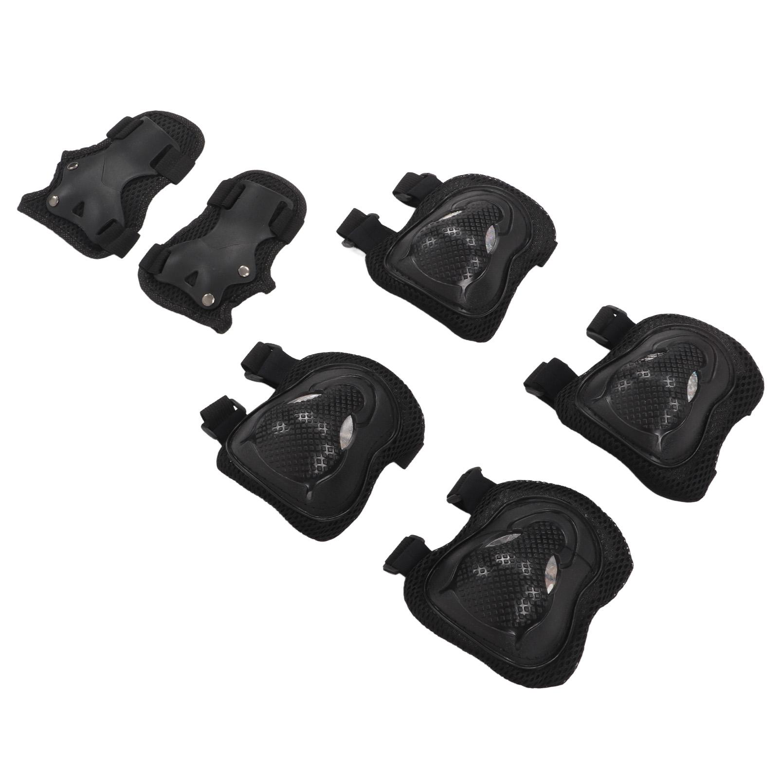 

Детский Взрослый Комплект Спортивной Защитной Экипировки Наколенники Налокотники Защита Запястий для Катания на Роликах 6 Лет