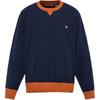 Timberland Japan Line Series Loose Fit Pullover Long Sleeve Knit Sweater Unisex Sweater Blue A6J33A2W