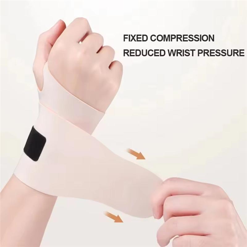 1Pc Of Elastic Wristband Anti Sprain Wrist Guard With Adjustable Support Breathable Elastic Compression Tendon Sheath