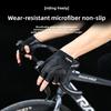 Outdoor Spring and Summer Half-finger Gloves Men and Women Road Bike Cycling Sports Fitness Breathable Sunscreen Non-slip Fishing Gloves