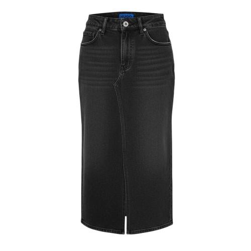 Hugo Womens/Ladies Goja Denim Midi Skirt