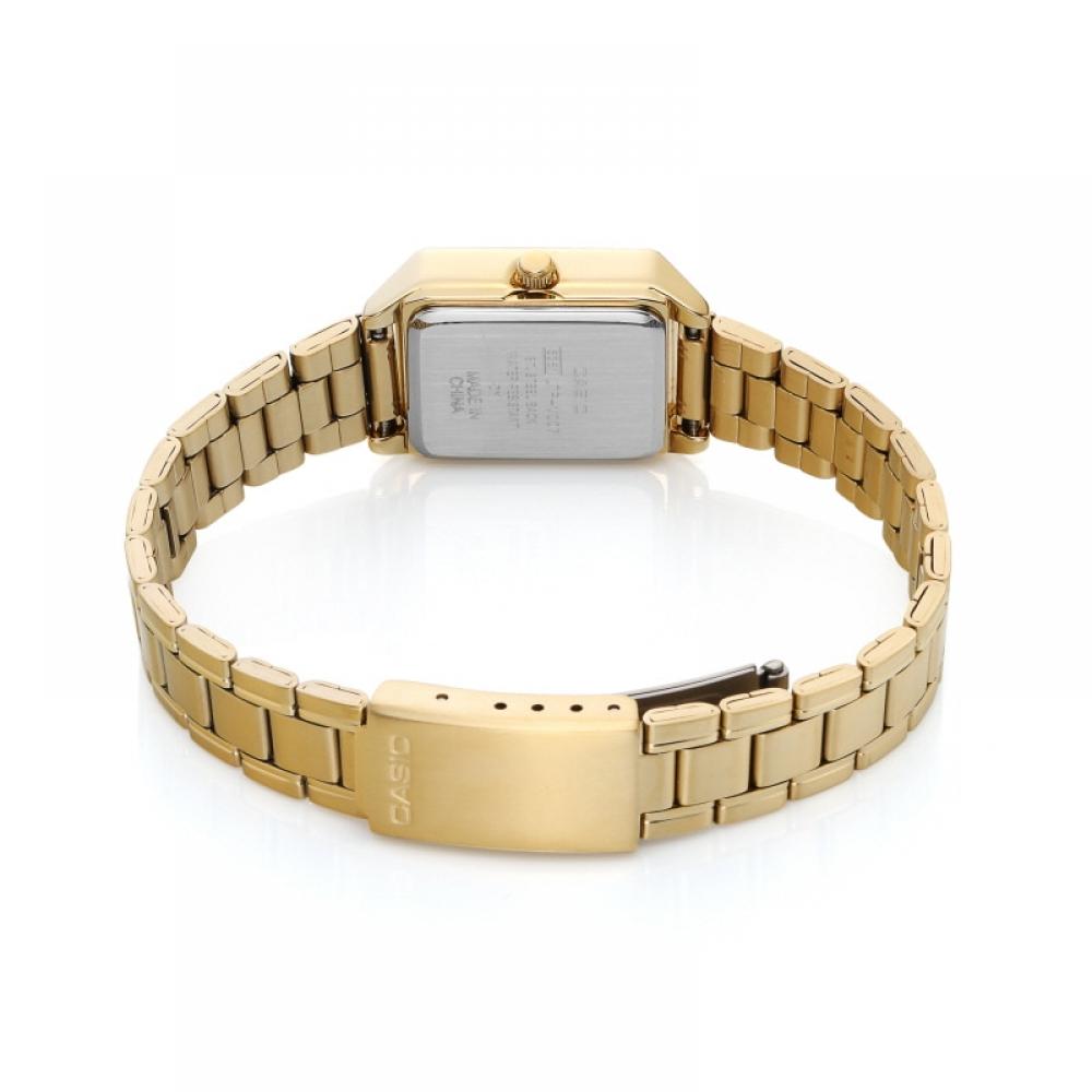 Casio Ltp V007g 9eudf  Ltp V007g 9e  Analog Square Sat Student Women S Metal Watch