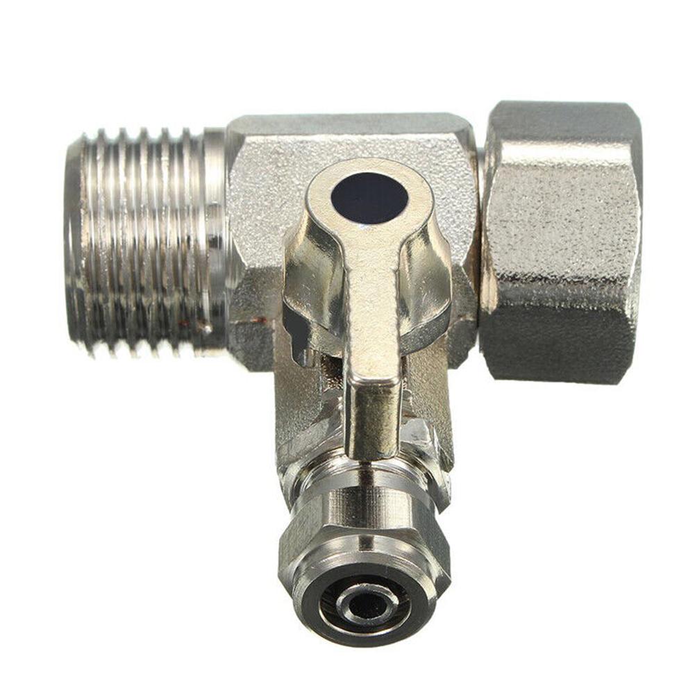 1/2" To 1/4'' With Shut-Off Ball Valve Tap Tee Water Purifier Inlet Three-way Ball Valve Integrated Switch Water Purifier Acce
