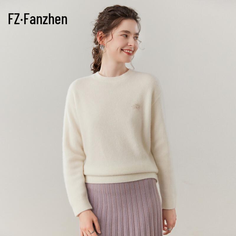 

Fanzhen Women s Thickened Cashmere Knit Sweater L