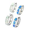 Hot Sale Rectangle White Orbo Earrings Ear Buckles Personalized Versatile Simple Ear Jewelry