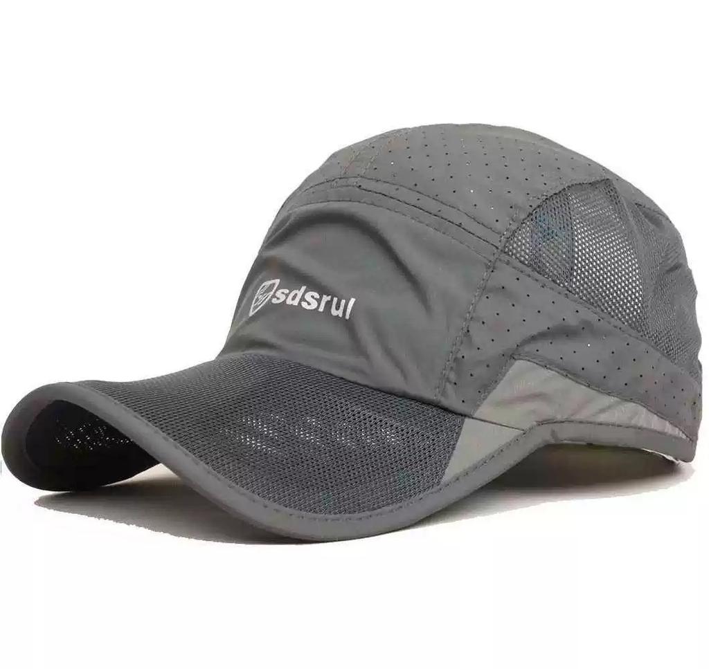 Men's hat spring and summer thin mesh breathable cap cool hat men's casual baseball cap sunscreen visor