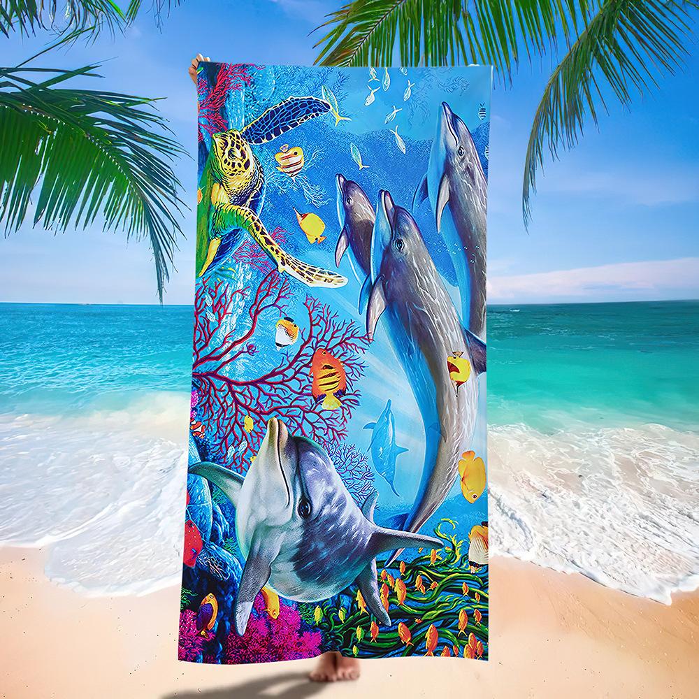Microfiber Beach Towel Class A Large Bath Towel Adult Beach Towel Quick Drying Europe And America