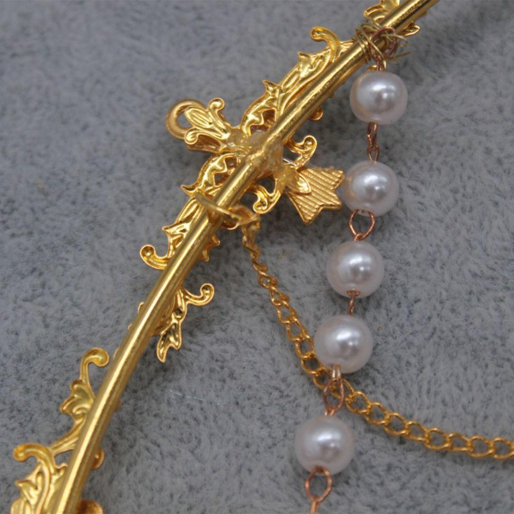 Części Vintage Gotycka Lolita Tiara DIY Korona Zestawy Materiałów Ślubna Ozdoba Głowy Hełm Bogini Słońca