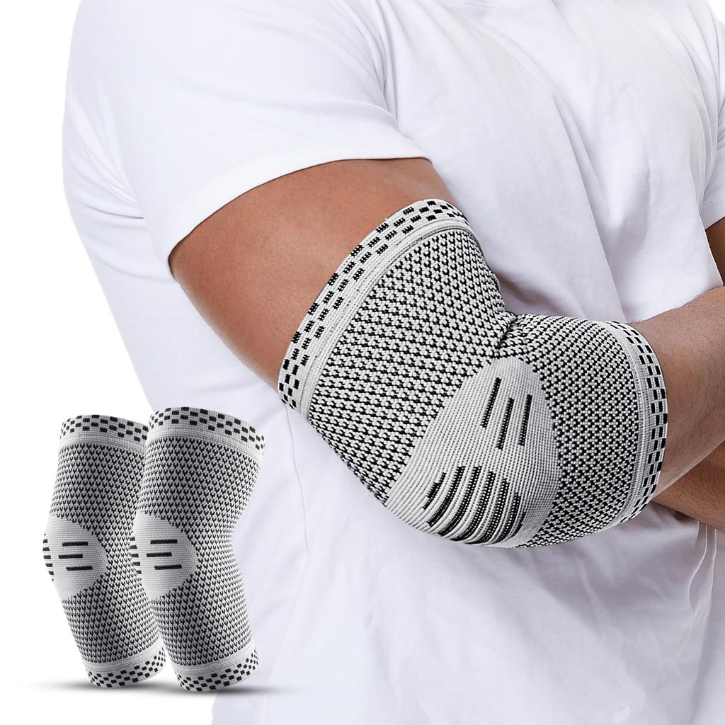 1Pcs Fitness Elbow Brace Compression Support Sleeve For Tendonitis, Tennis Elbow, Golf Treatment - Reduce Joint Pain