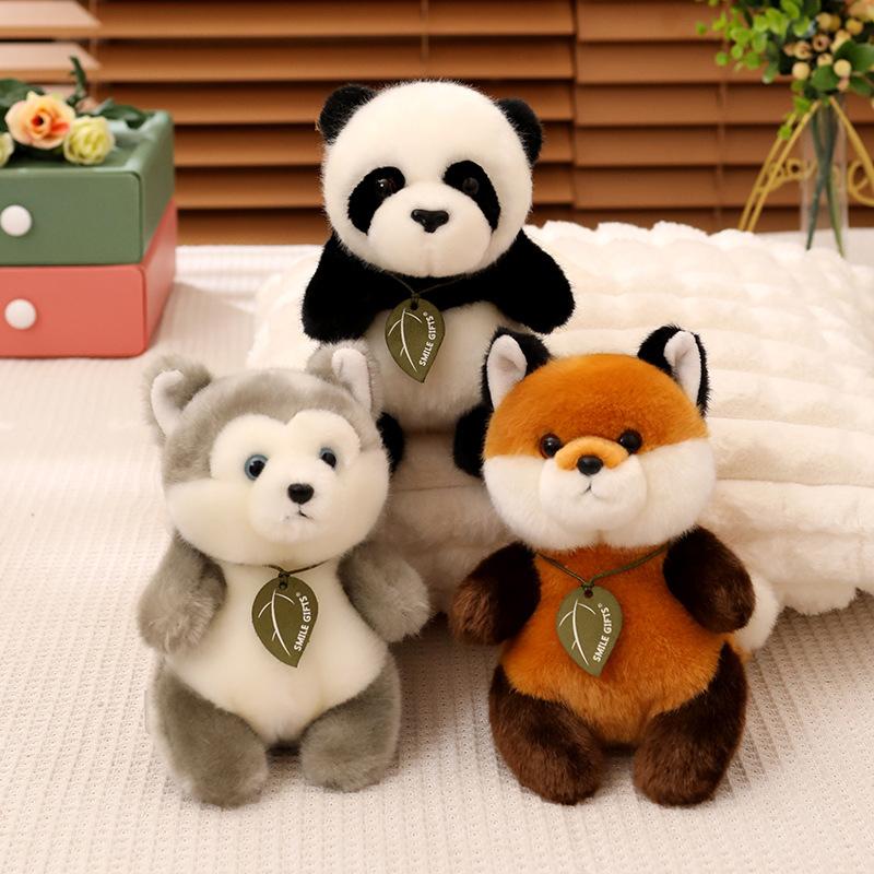 Ailurus Husky Fulgens Yellow White Cat Koala Fox Panda Border Collie Plush Toy