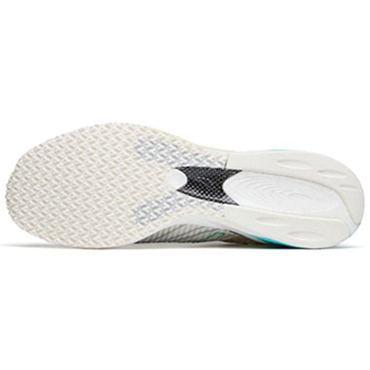 Anta Marathon Shock Absorbing Non-Slip Wear-Resistant Breathable Low-Top Running Shoes Men Sneakers White Green Silver 112215562S-2
