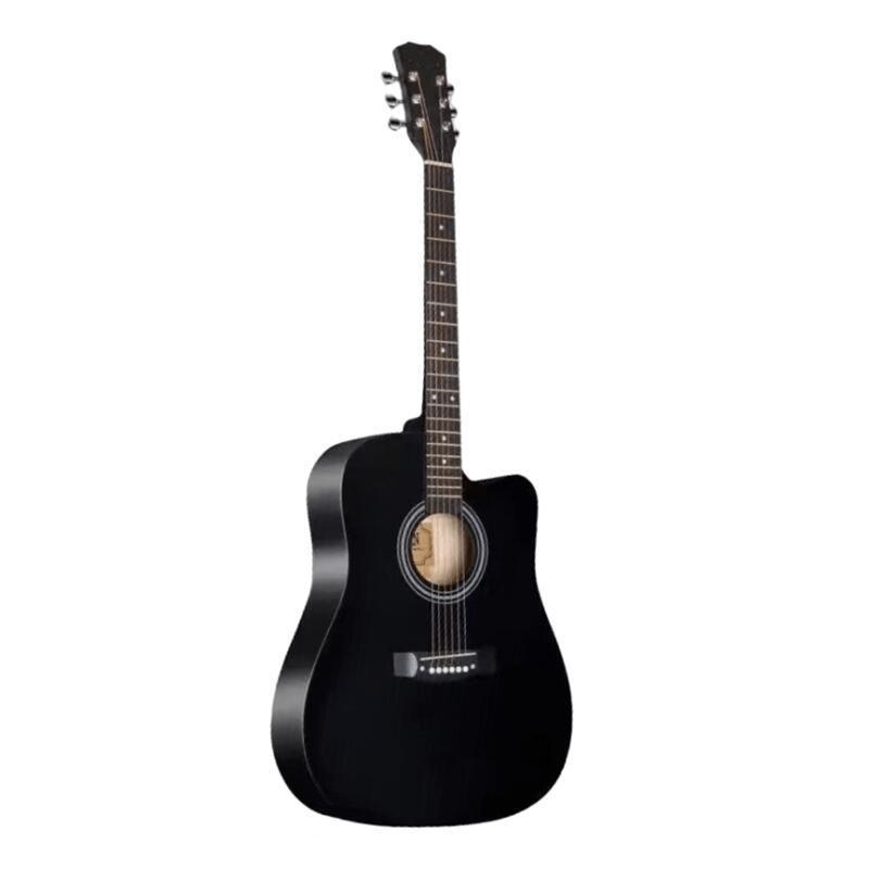 Začátečnická lidová kytara - Velké množství lípového dřeva Cvičný nástroj