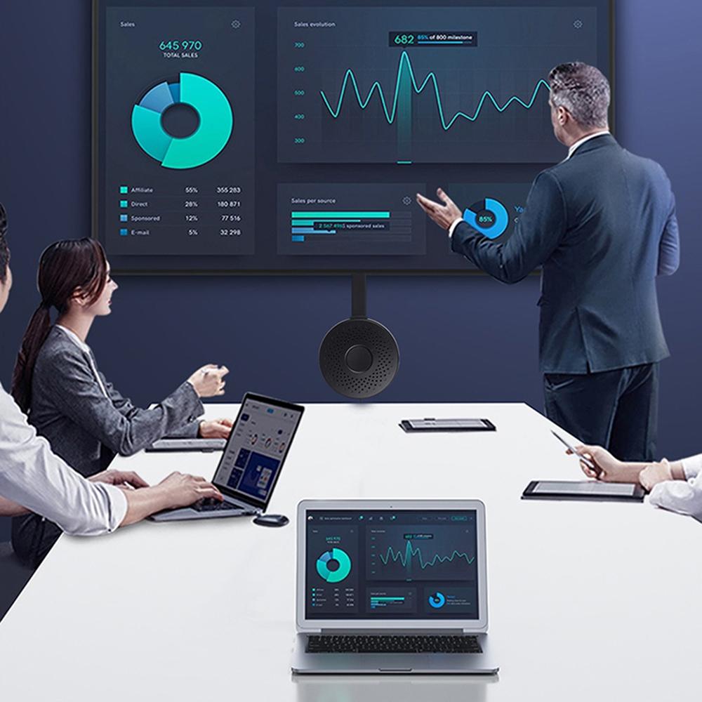 MEASY A30 Wireless HDMI 4K Streaming Video Adapter HDMI Dongle for Phone/Tablet/PC To HDTV/Projector