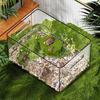 1 PC Transparent Aquatic Terrestrial Turtle Tank Turtle Habitat Box for Pet Reptile Amphibian Turtle Fish Tanks Box Pet Supplies