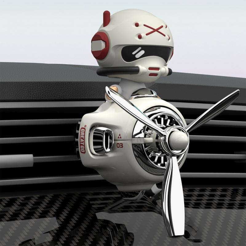 Car Diffuser Air Condition Vent Clip Shaking Head Pilot Car Air Outlet Clips Long Lasting Pilot Car Fresheners Vent Clip For