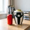 Puerto Rican Flag Conga Style 3D Printed Can Holder, Beverage Insulator, Lightweight 12oz Can Cooler for Parties Beaches Barbecues Caribbean Gift